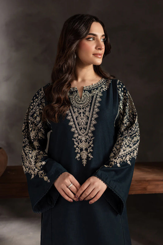 Berry Mandala 2Pc - Embroidered Dhanak bana Dora Unstitched